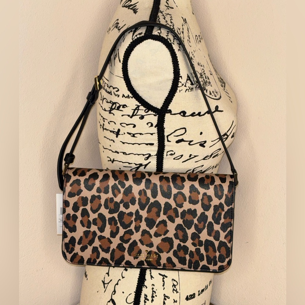 Kate Spade Brown Leopard Shoulder Bag